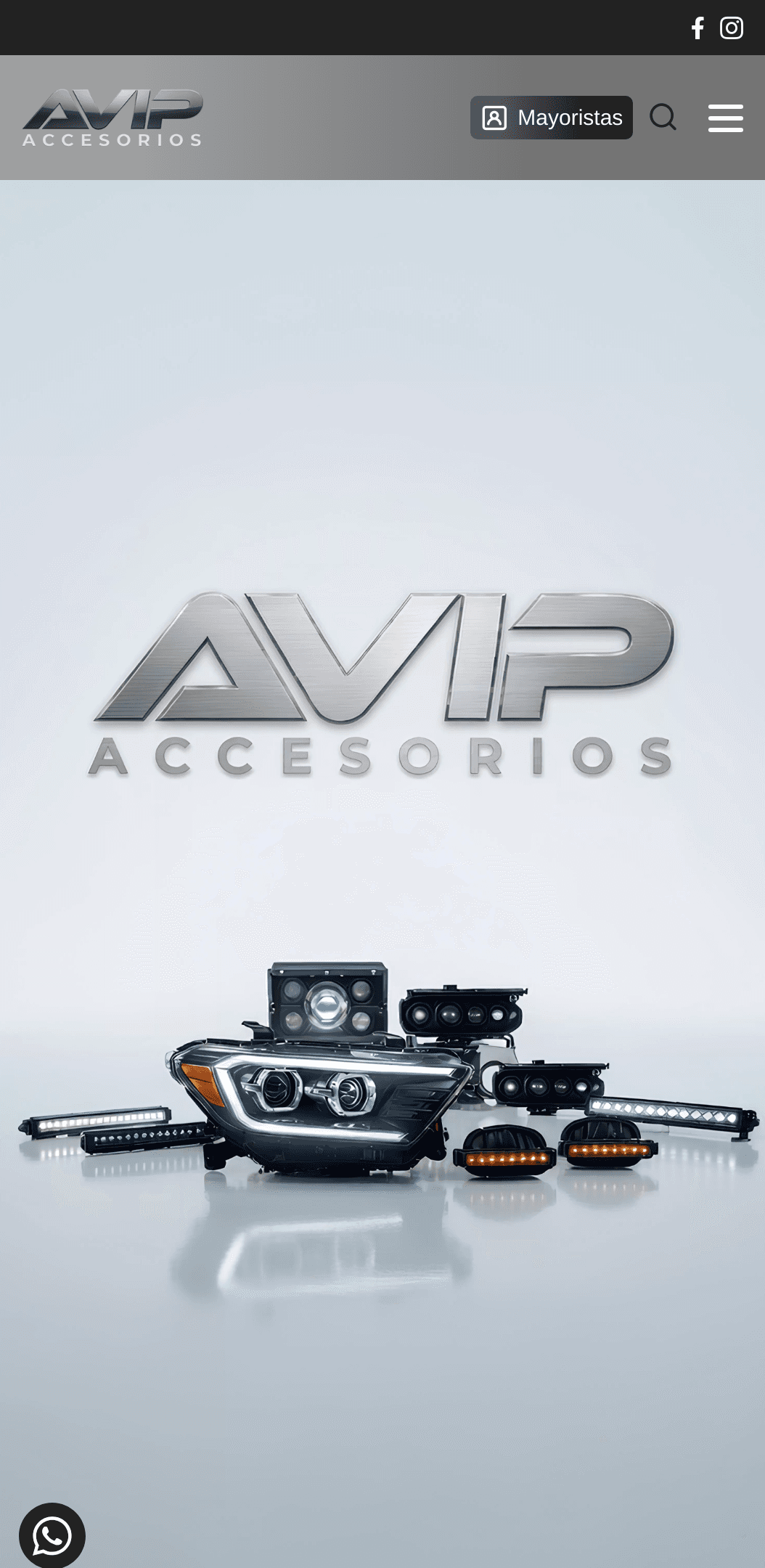 Sitio de Accesorios Vip en el celular